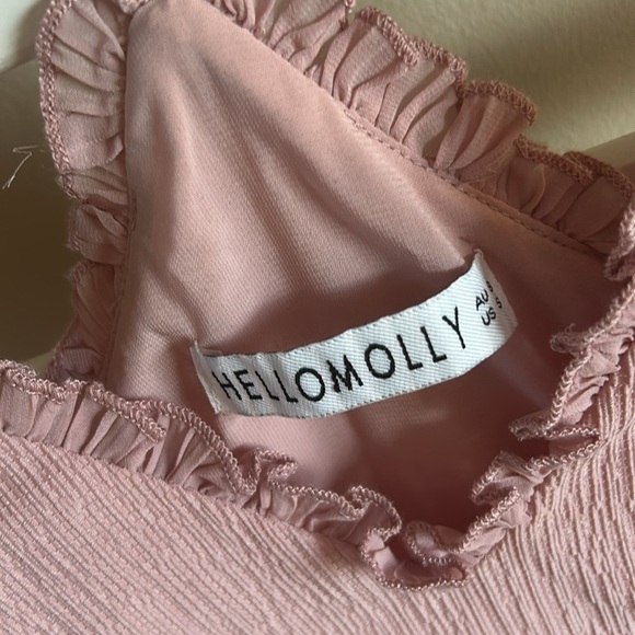 Hello Molly SCORPIO SEASON Mini DRESS in Pink BLUSH Size Small - Picture 6 of 16